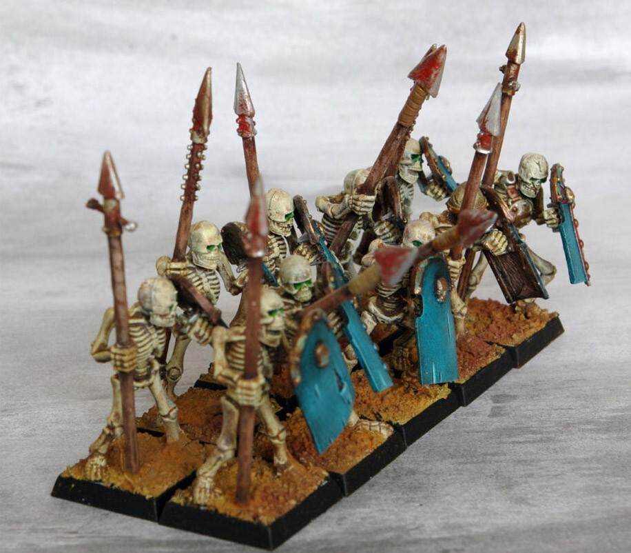 Games Workshop Warhammer - Underworld - Skeletons Warriors ProPainted