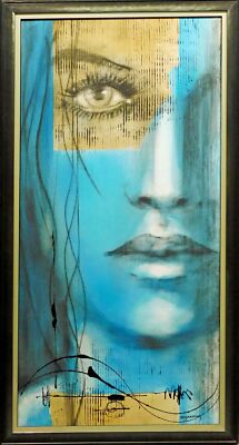 Andre Desjardins ''Over the Code III'' Original Oil on Canvas custom Hand Signed