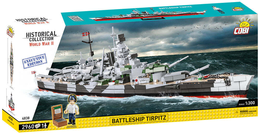Executive Edition Battleship Tirpitz - COBI 4838 - 2960 Bricks