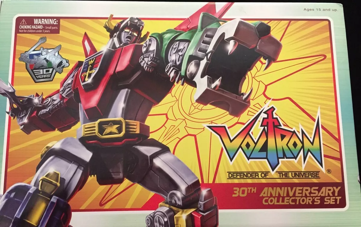 Voltron 30th Anniversary Die Cast Collectors Set - 5 Lions - Key & Base