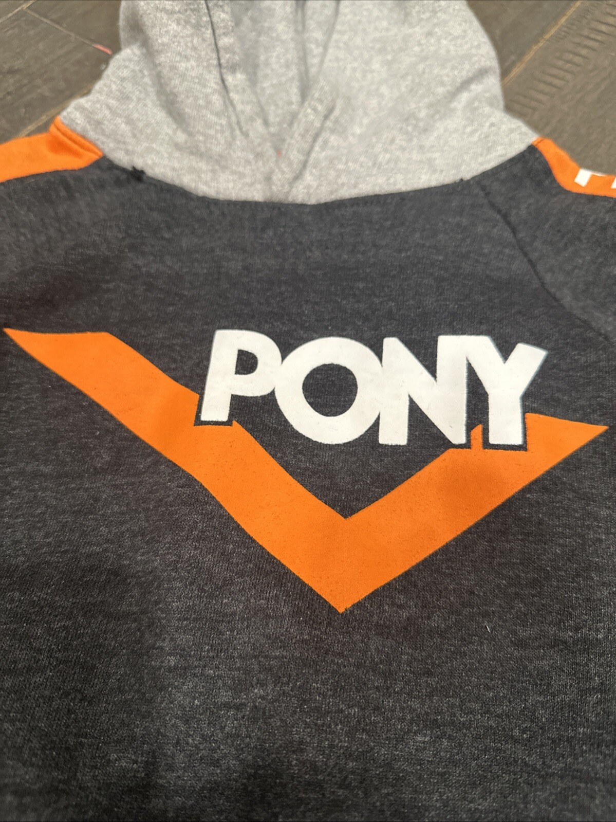 Felpa bambino marca Pony taglia 5 6 ispirazione vintage retro classica