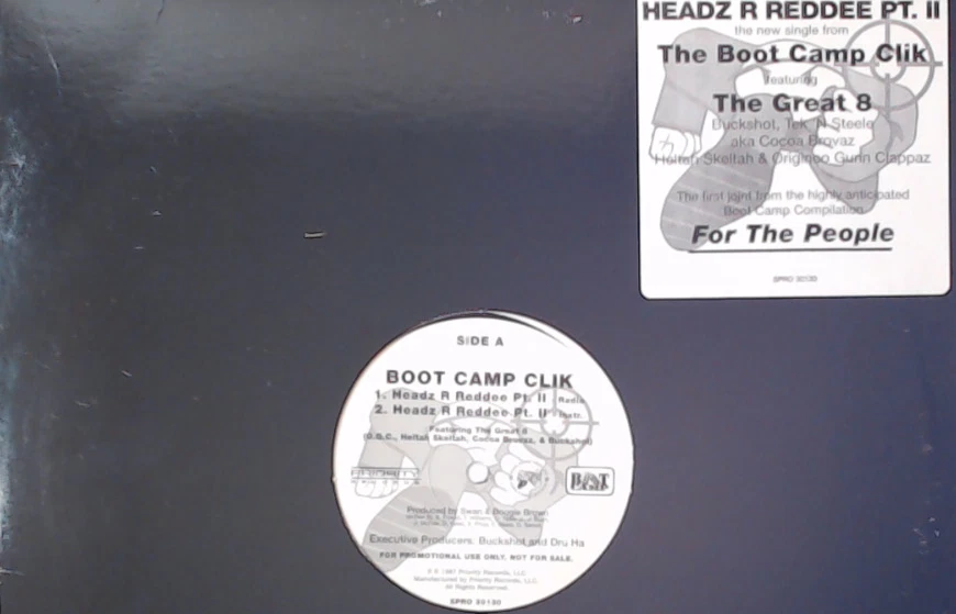 Boot Camp Clik - Headz R Reddee Pt. II 1997 Priority Promo Only Black Moon OGC