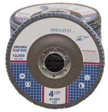 62-pak 4,5" Tarcze klapowe cyrkonowe 40 ziaren T29 Ściernice