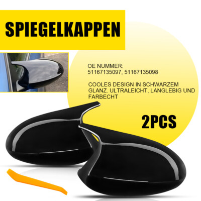 Carbon Spiegel Kappen Spiegelkappen Für BMW 1er M E82 160€*VB In