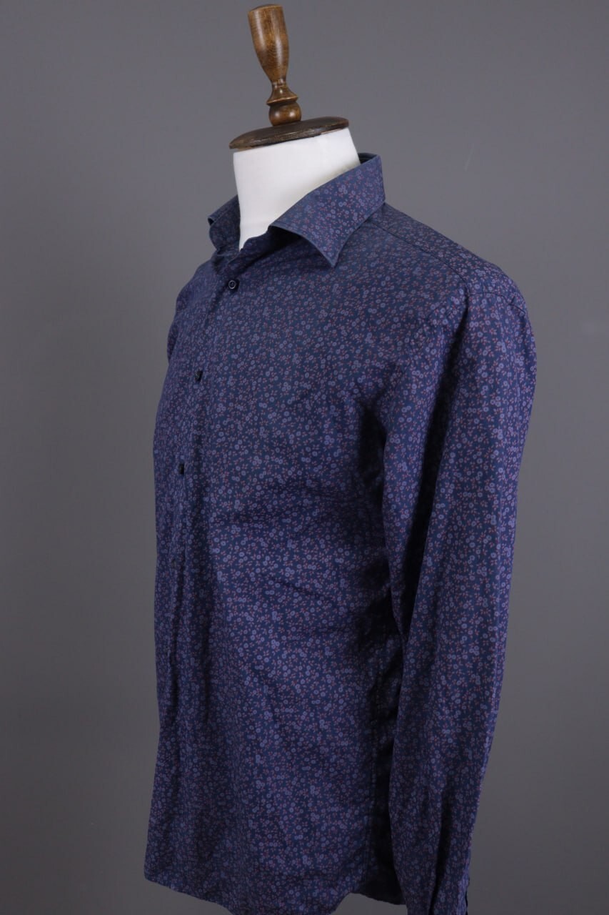 Camiceria Partenopea Blue Floral Long Sleeve Dres… - image 6