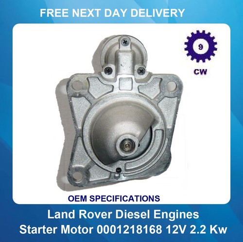 Starter Motor For Landrover NAD10039 NAD100390 0001218152 0001218168 - Picture 2 of 5