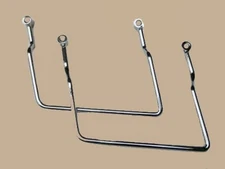 Chrome Saddlebag Supports - 05+ Suzuki Boulevard C50 M50 Volusia 01+ VL800 