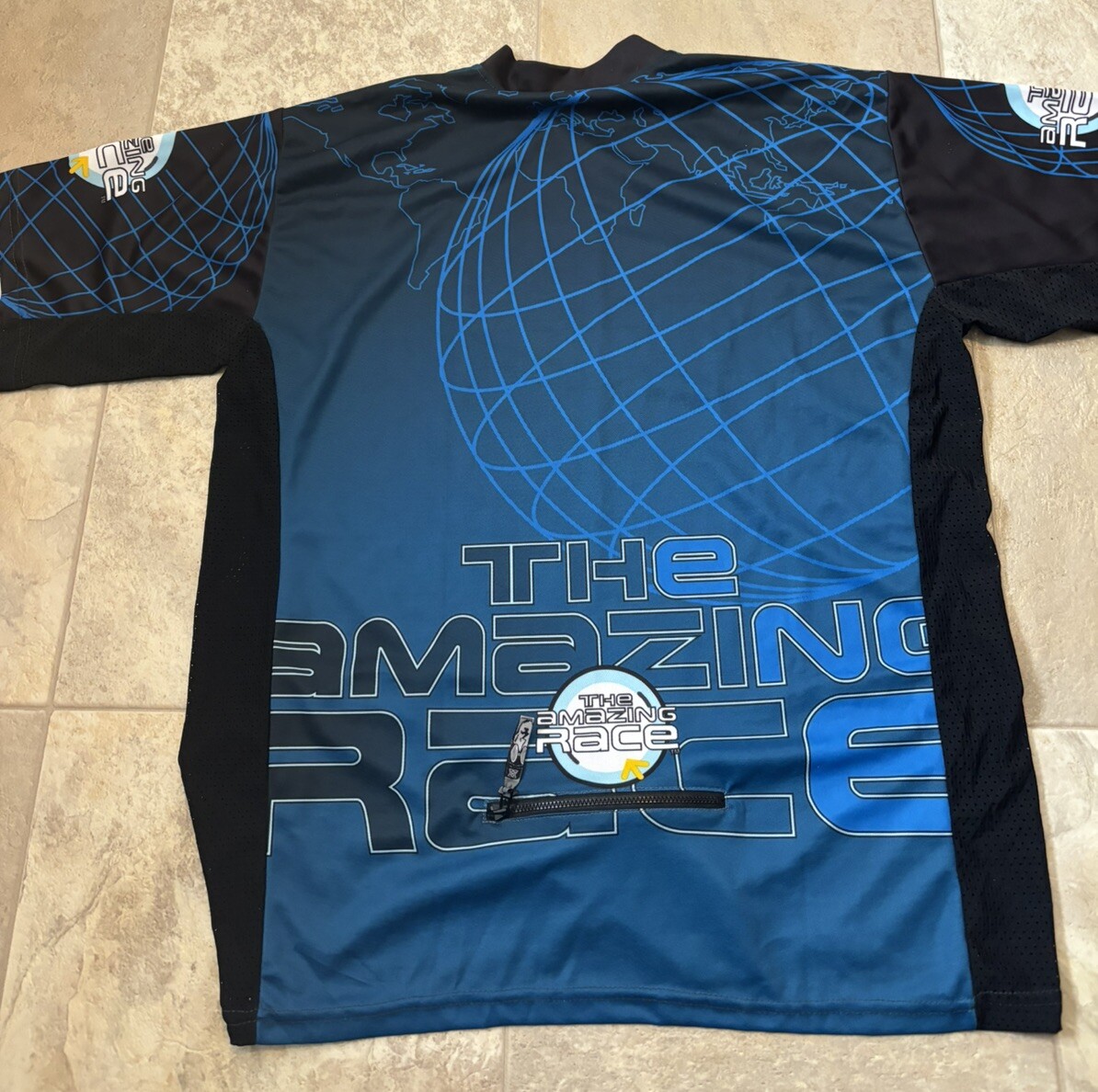 CBS The Amazing Race Cycling Style Shirt XL