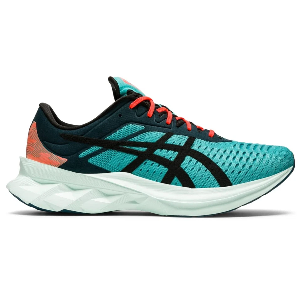Zapatos para correr Asics Novablast SPS para hombre talla 9 Techno Cyan 1021A525 Foto 4 de 4