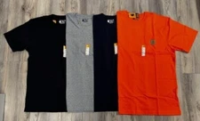 NEW-MEN'S CARHARTT LOOSE FIT S/S POCKET TEE, #K87, ASST COLORS & SIZES  $19.99