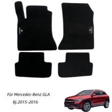 Original Velours Matten Für Mercedes-Benz GLA Bj.2015-2016 Fußmatten Teppiche