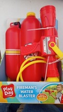 Fireman Water Gun Backpack Blaster Fire Pressure Pool Beach Game Kid's Gifts US