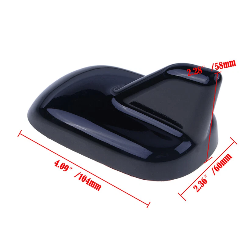 Para AUDI A4 A5 Coche Negro Techo Maniquí Radio Señal Aleta de Tiburón Antena Antena Borde Foto 3 de 4