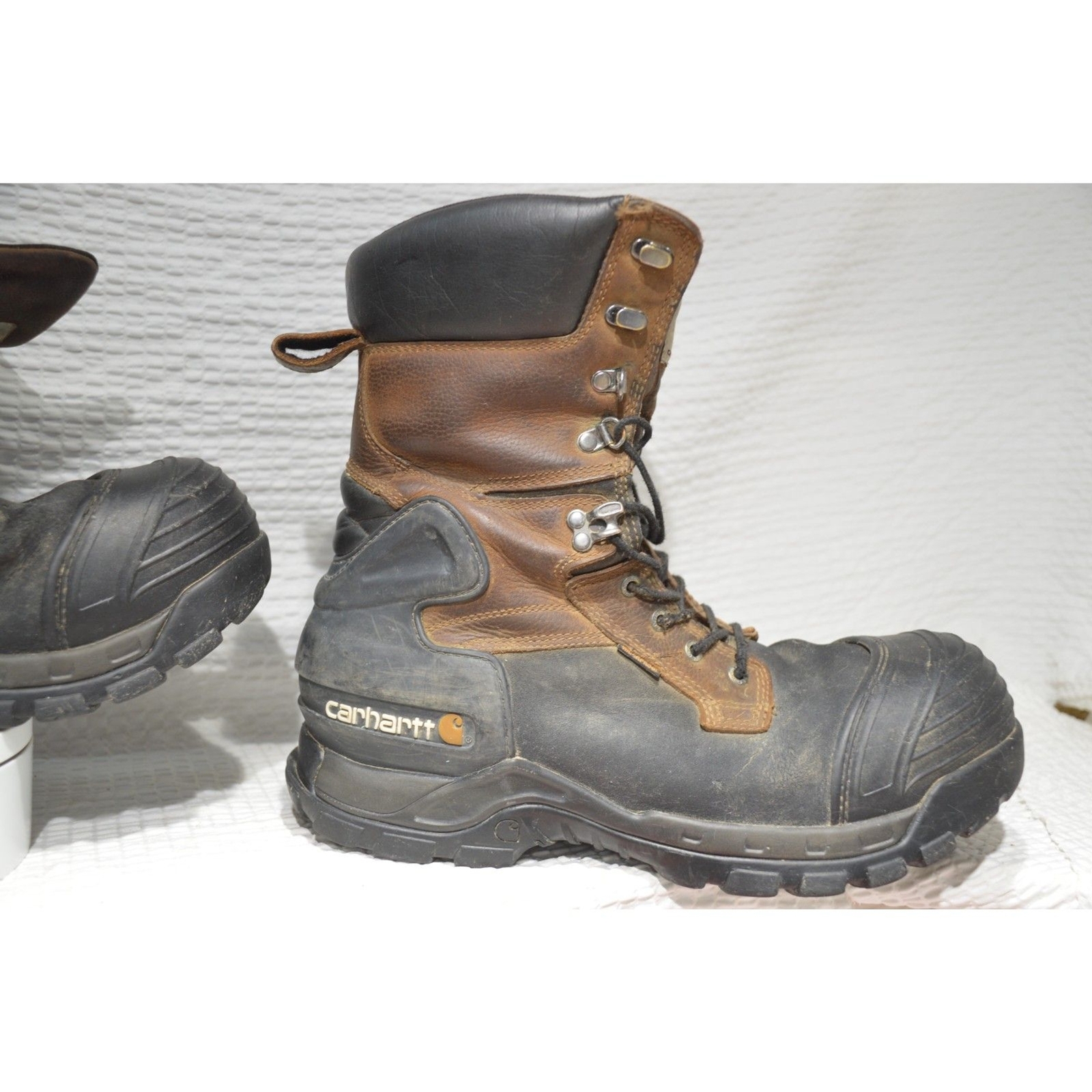 Carhartt men's steel toe SZ 13 muck boots eBay