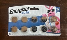 ENERGIZER Lithium Batteries EXP. 2032 10ct NEW SEALED FAST SHIPPING READ