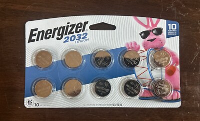 ENERGIZER Lithium Batteries EXP. 2032 10ct NEW SEALED FAST SHIPPING READ