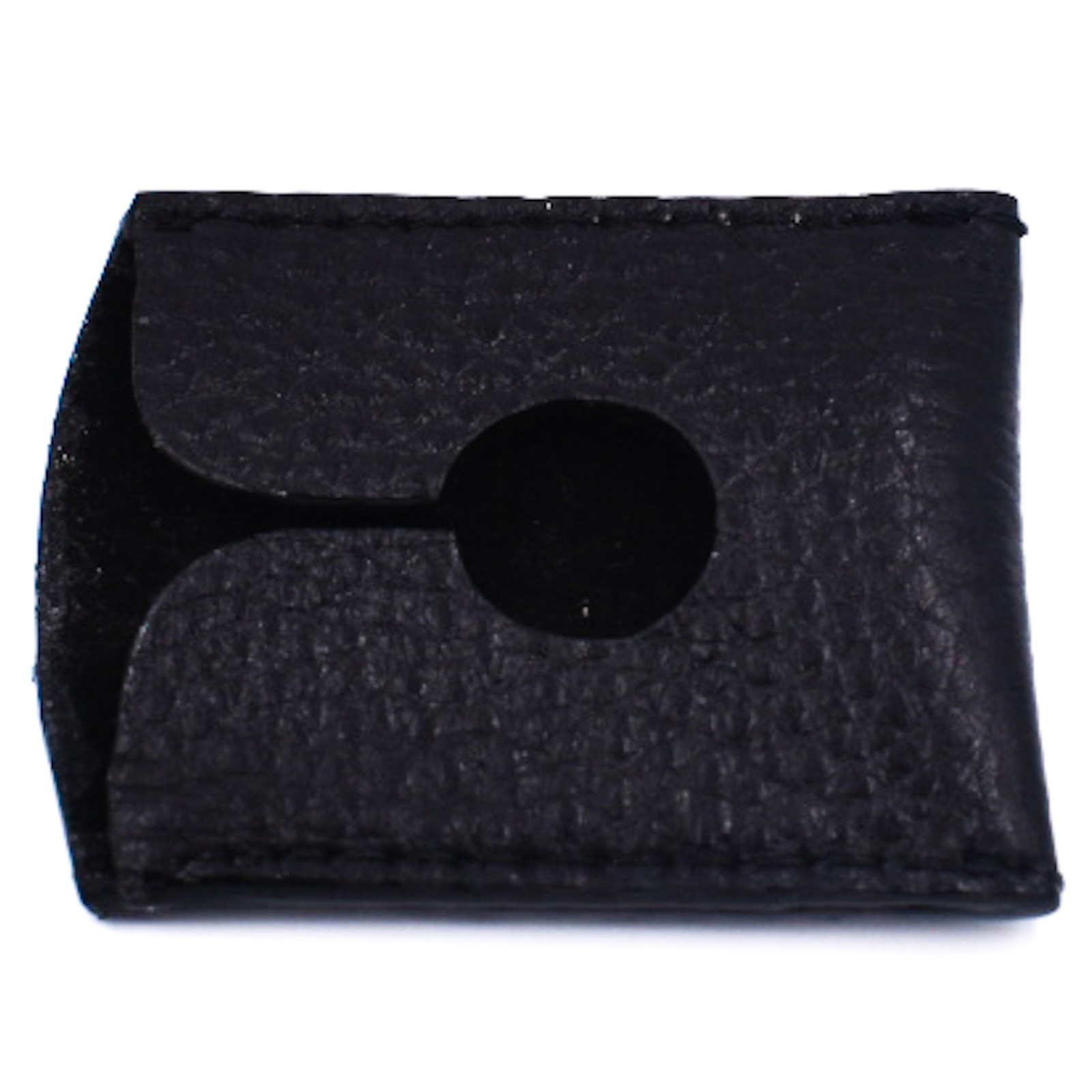 Black Parker Genuine Leather Double Edge Safety Razor Protective Travel Cover