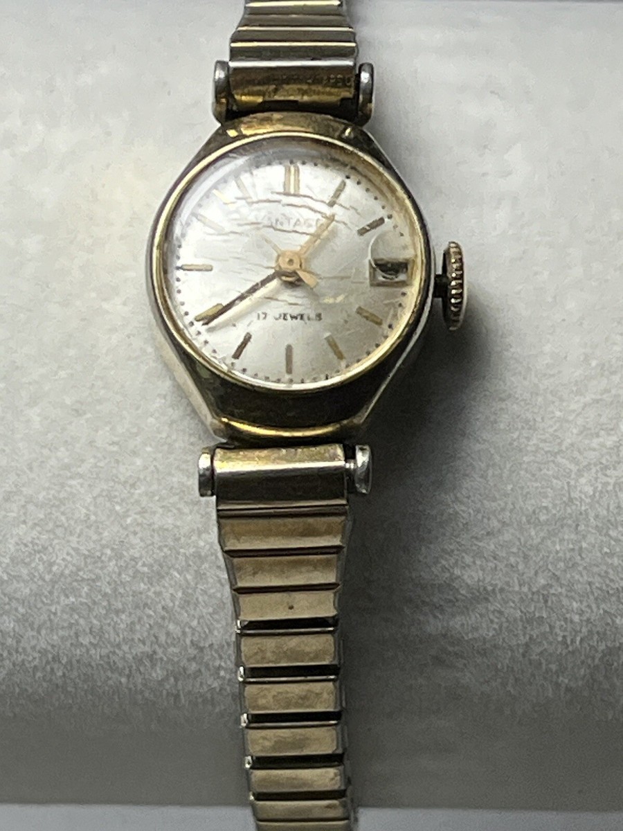 VINTAGE VANTAGE 17JEWEL WOMENS WATCH 10KT R.G.P. Bezel $_12.JPG?set_id=880000500F main image 4