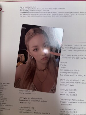 G) I-DLE G IDLE HEAT Autographed Signed Album GIDLE SHUHUA Ver | eBay