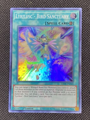 YuGiOh! Lyrilusc - Bird Sanctuary LED8-EN040 Super Rare 1st Edition Near Mint