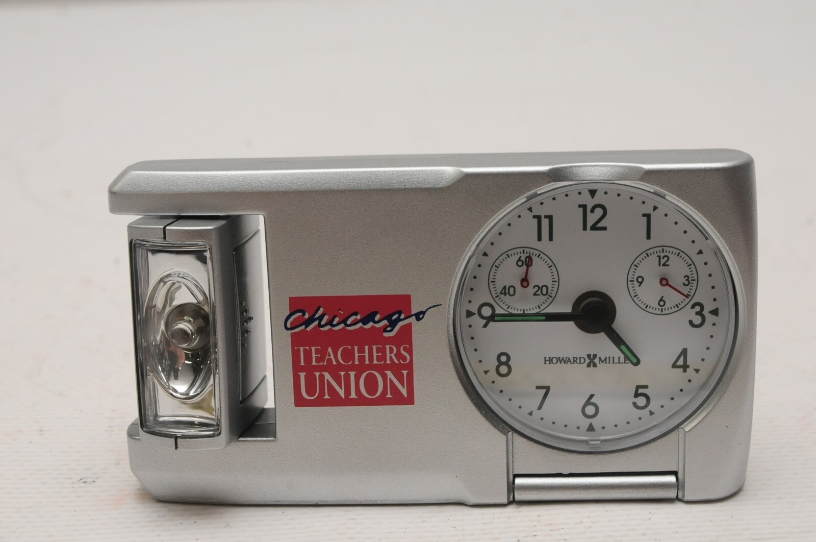 Howard Miller 645-423 Travel Lite Alarm Clock/Flashlight Combination 