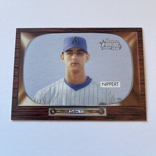 2004 Bowman Heritage Dustin Nippert Arizona Diamondbacks RC Rookie Card #344. rookie card picture