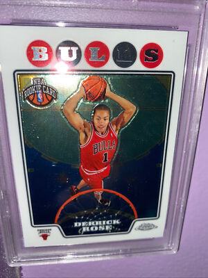 2008-09 Topps Chrome Derrick Rose #181 RC Rookie PSA 10 Gem