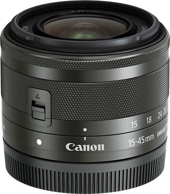 Canon EF-M 15-45mm f3.5-6.3 IS STM FÜR M M2 M3 M4 M5 M50 M6. 1 Jahr Garantie
