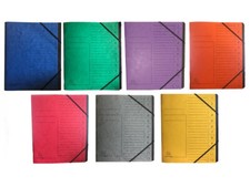 Ordnungsmappe A4 mit 12 Fächer Gummizug Karton Colorspan-Karton