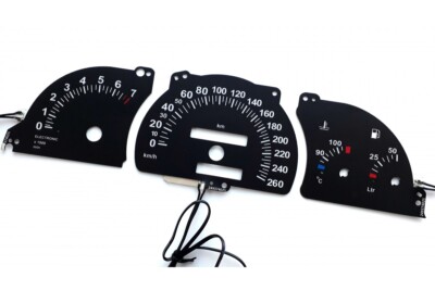 Opel Astra F Design 4 glow gauge plasma dials tachoscheibe glow shift indicators