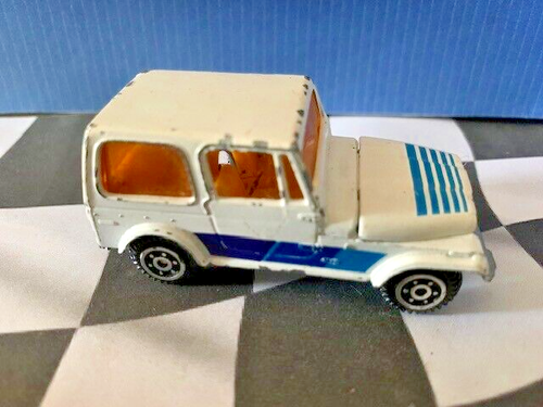 1980s Vintage YatMing 1803 Jeep CJ-7 WHITE Hong Kong - Picture 2 of 2