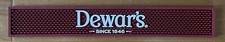 DEWAR S SCOTCH WHISKY RUBBER BAR RAIL RUNNER ...