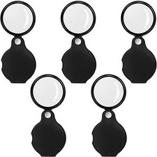 5 Pack 10X Foldable Pocket Magnifying Glasses for Reading Books Inspection