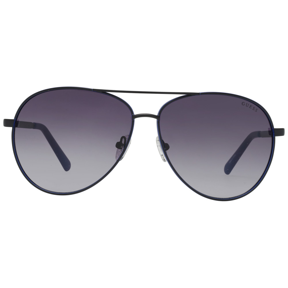 Guess GU6948 02B Оправа мужских солнцезащитных очков-авиаторов из матового черного металла Guess GU6948 02B Оправа мужских солнцезащитных очков-авиаторов 62-13-145 02B