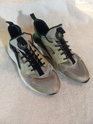 Men Size 13 Nike Air Huarache Run 819685-400 Gray Black Blue Green Air Huarache  main image 4