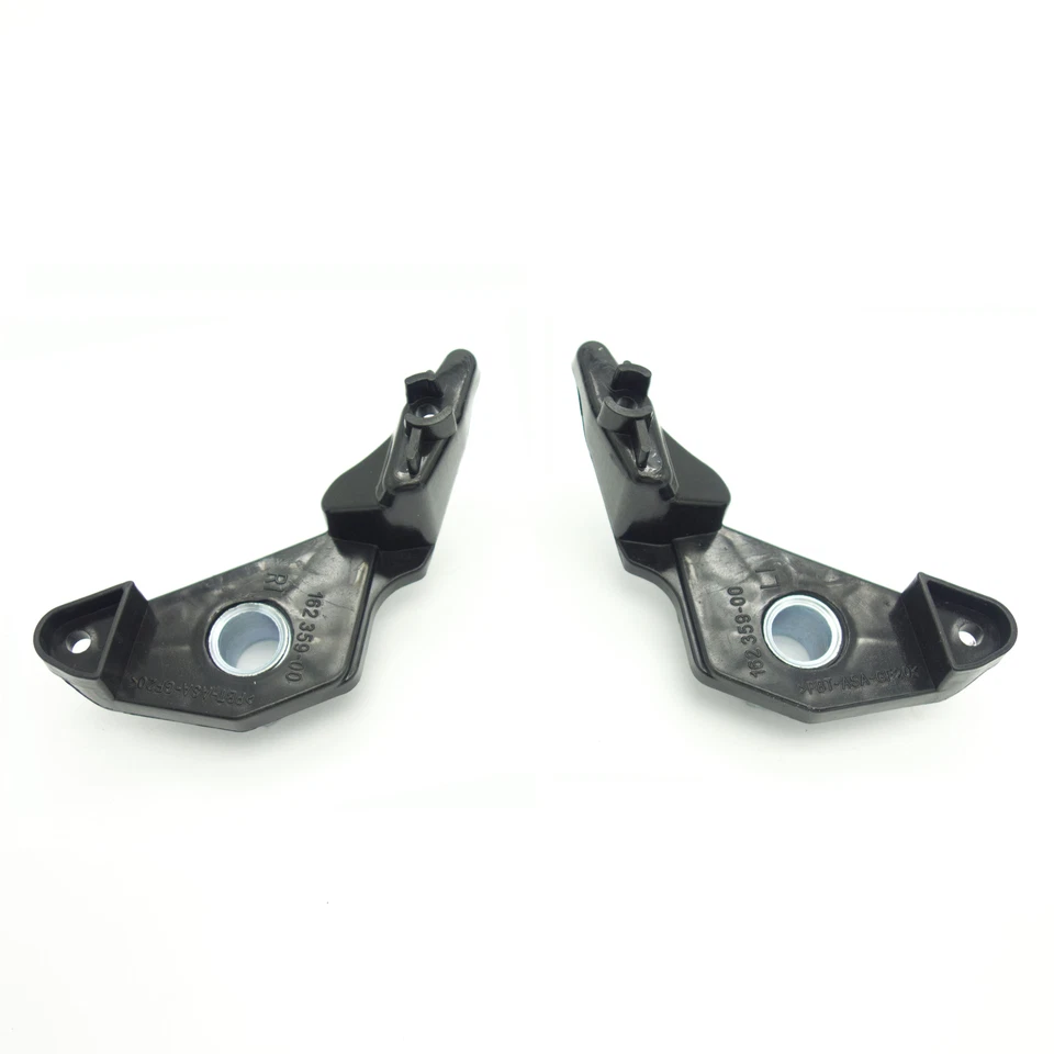 Par de clips de soporte de reparación de faros negros para BMW Serie 5 E60 E61 #63126941478 Foto 2 de 4