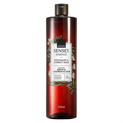 (1L/10,38 )  AVON Essence Dusch- & Bade-Elixier mit Rosmarin & Karottensamen