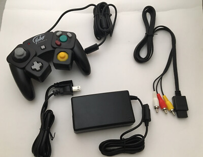 NGC GameCube Hookup Connections AC Adapter Power Cord RCA AV Cable  Controller