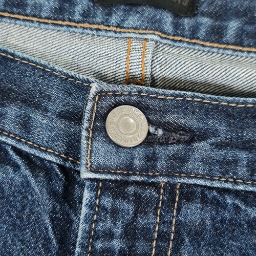 Uniqlo Mens Jeans Blue W34 L32 Selvedge Regular Fit Straight Leg Denim - Picture 5 of 10