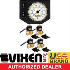 12 Npt Air Valves Solenoids W Dual Needle Gauge2 Switch Suspensionair Ride 12 Npt Air Valves Solenoids W Dual Needle Gauge2 Switch Suspensionair Ride