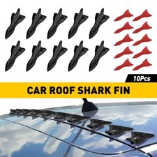 10x Car Roof Diffuser Bumper Spoiler Lip Wing Splitter Style Carbon Shark Fin Us