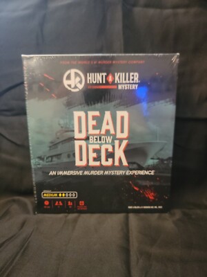 Hunt A Killer Dead Below Deck Mystery Detective Game Complete New In Box