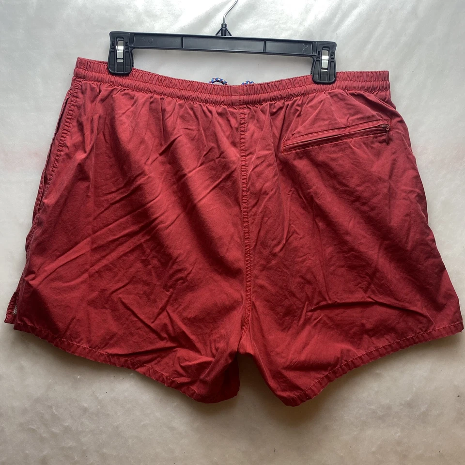 男式 Columbia 尺寸 L 红色棉质运动网眼泳裤 — 第 2/4 张图片