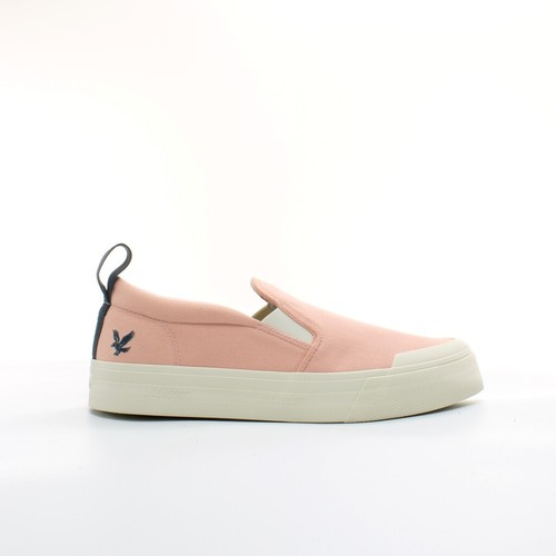 pink slip on plimsolls