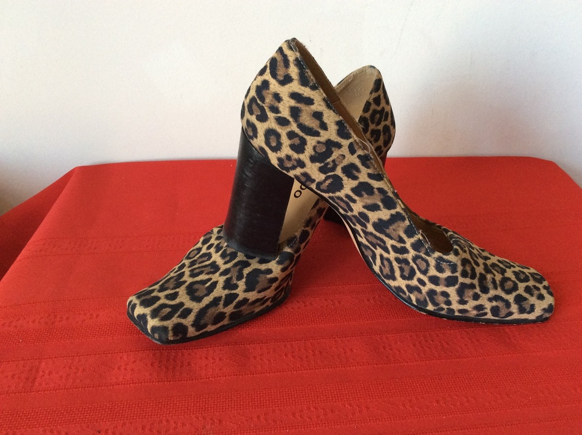 Sacha Too Leopard Animal Print Pump Shoe Size 5 1/2. B15 | eBay