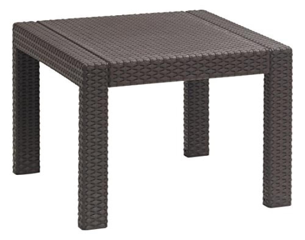 (TG. 59 x 59 x 43 cm) Allibert by Keter Victoria, Tavolo da Giardino, Quadrato,
