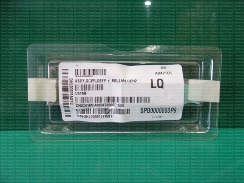 QSFP-40G-LM4 DELL INC. DELL GENUINE ORIGINAL QSFP TRANSCEIVER C41MF - Picture 2 of 2