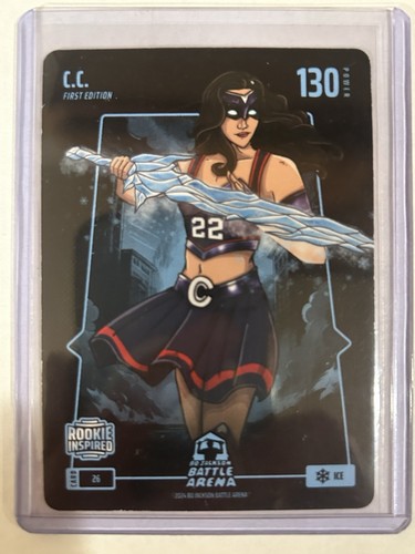 Bo Jackson Battle Arena Battlefoil Ice C.C. BF-44 Caitlin Clark Rookie 1st Ed RC