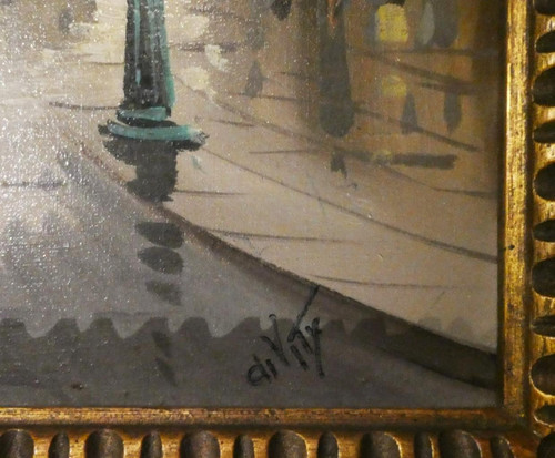 Antonio DeVity - NOTRE DAME CATHEDRAL Paris Street Scene Oil Painting on Canvas - Picture 6 of 8