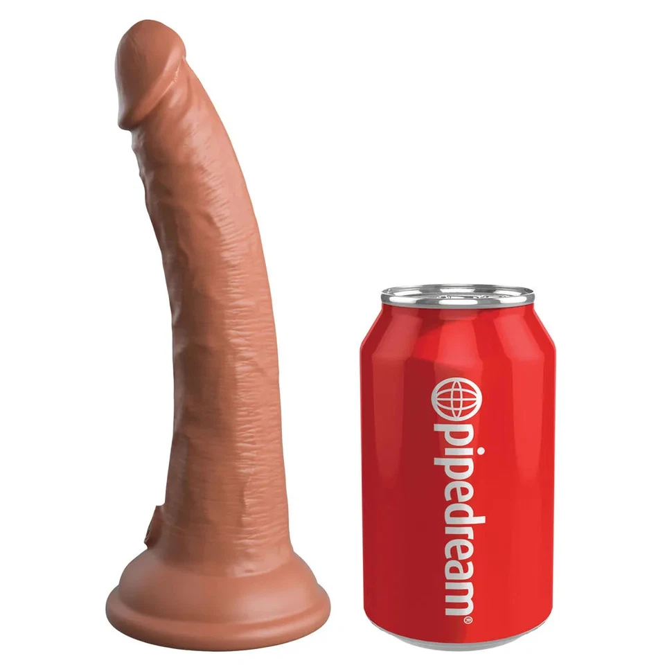 King_cock_comfy kit de doca de silicone para corpo e 7 polegadas_vibrador_ - Imagem 2 de 4